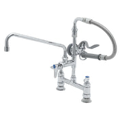 T&S Brass B-0178 Spray Assembly 8" Centers Deck Mount Base
