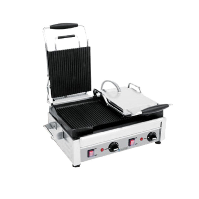 Eurodib SFE02375-240 Panini Grill Double Left Side Flat