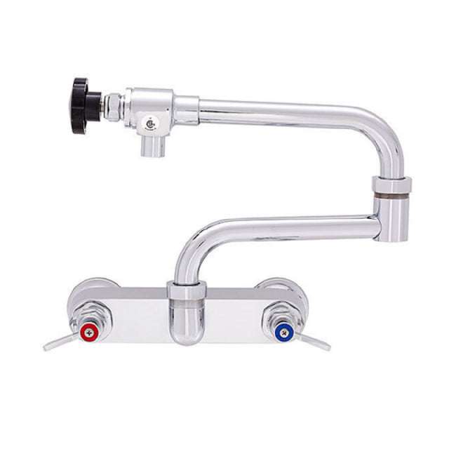 Fisher 2267 Pot Filler Wall Mount 8” Adjustable Wall Control Valve