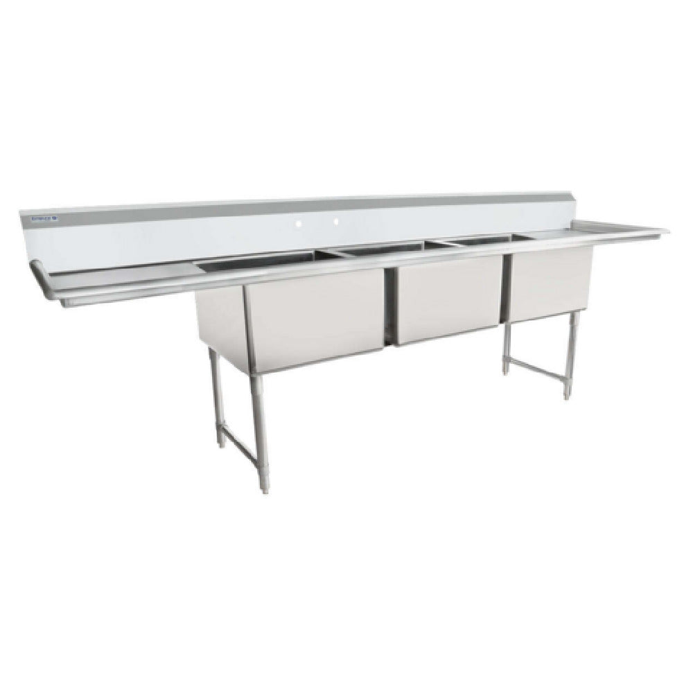 Empura EHD32424LR24 - Sink, 124"W X 29.5"D X 44.25"H, Heavy-duty