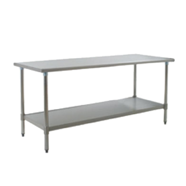 Eagle T3048SB Budget Series Work Table 48"W X 30"D 430 Stainless Steel Top