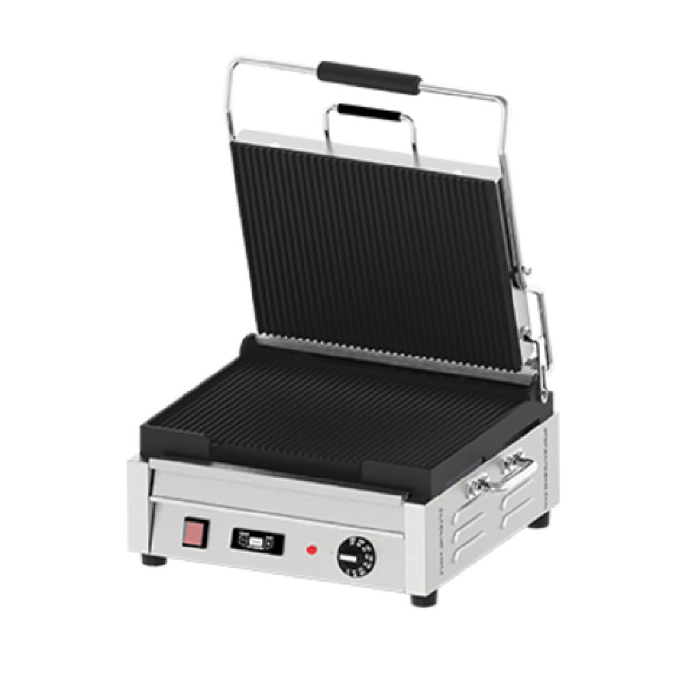 Omcan 42912 (PG-CN-0679-FT) Panini Grill Single 12" X 15" Cooking Surface