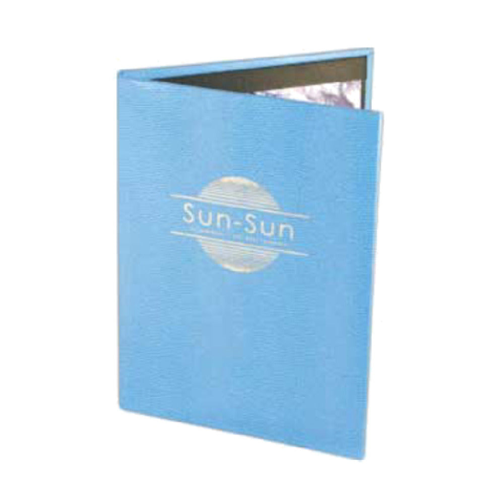 Menu Solutions 840D Menu Cover Holds 8-1/2" X 14" Inserts Triple Booklet With 4 Views