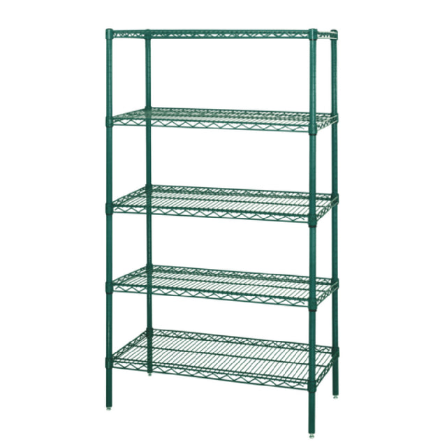Quantum WR74-3060P-5 Wire Shelving Starter Kit 60"W X 30"D X 74"H 600 800 Lb. Capacity
