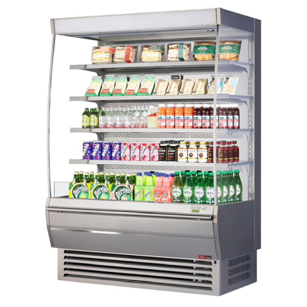 Turbo Air TOM-60DXS-N Extra Deep Vertical Open Display Merchandiser 29.4 Cu. Ft. Capacity