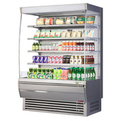 Turbo Air TOM-60DXS-N Extra Deep Vertical Open Display Merchandiser 29.4 Cu. Ft. Capacity