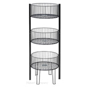 Hubert 60807 - QuickStack™ Dump Bin, 3-tier, 18" Dia. X 49-12/25"H