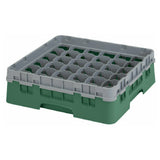 Cambro 36S318119 Camrack® Glass Rack With Soft Gray Extender Full Size