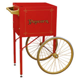 Gold Medal 2689CR - Red Fun Pop Cart, 18-1/4" X 18-1/4", Silk-screened "Popcorn" Graphic