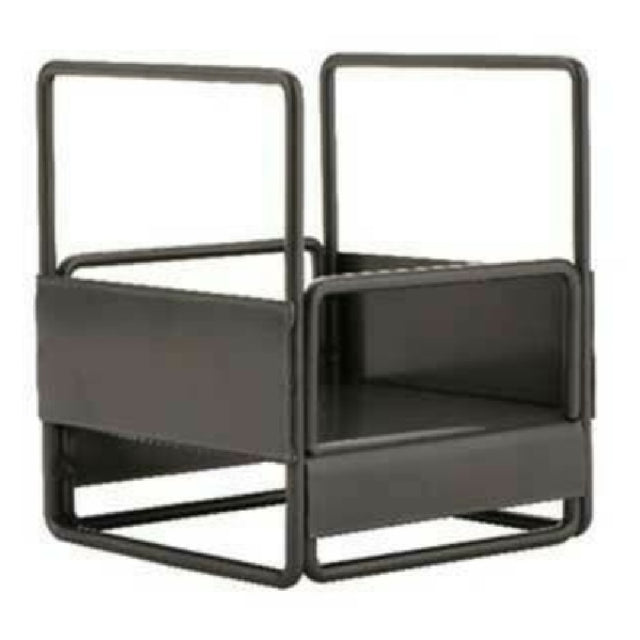 GET Enterprises IR-731-MG Urban Renewal™ Condiment Stand 4-1/2" X 4-1/2" X 5-1/2" Holds (1) 4" X 4" Condiment Bowl