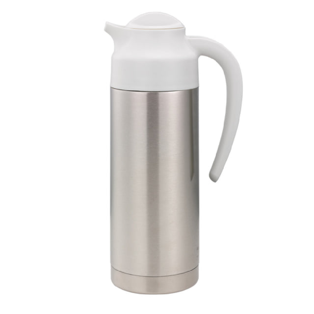 Service Ideas S2SN100WHT SteelVac™ Vacuum Creamer 1 Liter (33.8 Oz.) 3-3/4" X 5-3/4" X 11-1/4"