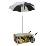 Gold Medal 8080-00-110 - Mini Cart/Hot Dog Steamer, Base Tabletop Cart Only, With Gold Medal Graphics