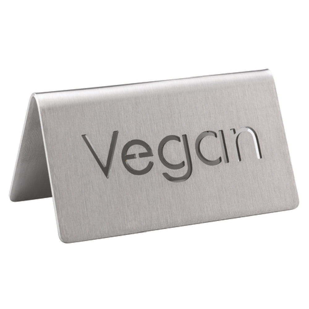 Service Ideas 1C-BF-VEGAN-MOD Beverage ID Tent "Vegan" 1-1/2"H X 3"W