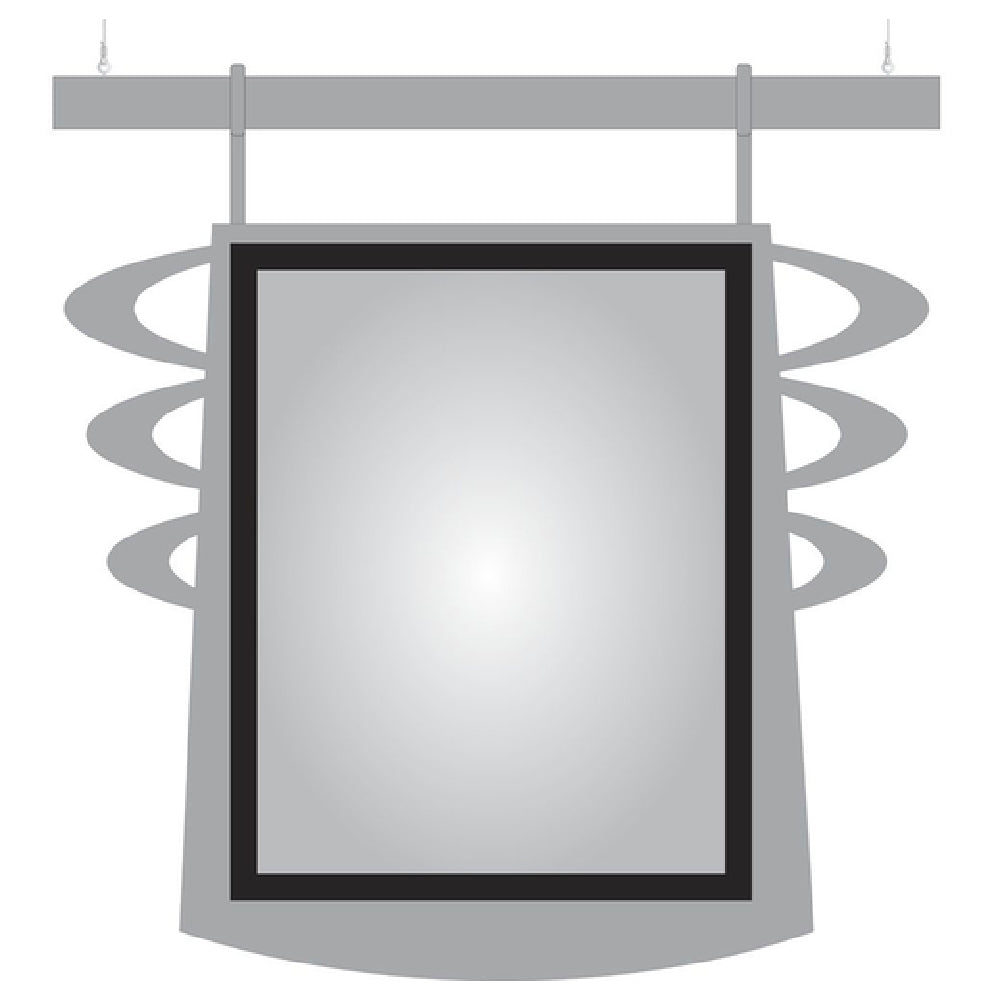 Hubert 47453 - Menu Board, 1-pocket, Hanging