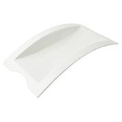 Bon Chef 70017DKBLU Futura Platter 12-3/4" X 19-7/8" Aluminum With Sandstone