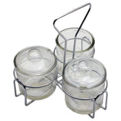 Royal ROY CJH 3 - Condiment Jar Rack Only, 3 Jar Holder