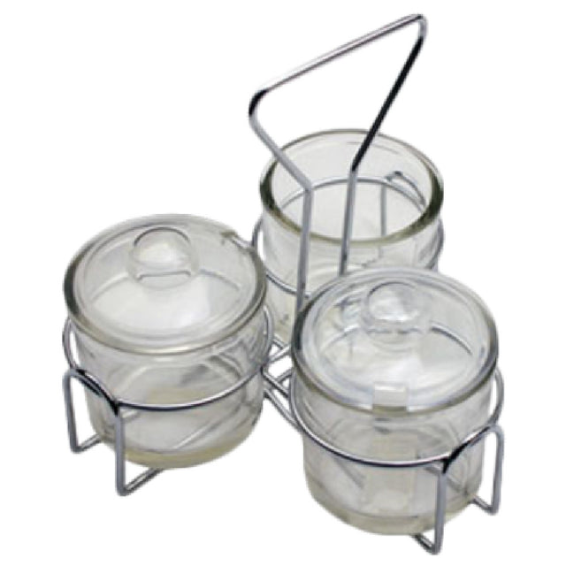 Royal ROY CJH 3 - Condiment Jar Rack Only, 3 Jar Holder