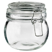 Tableware Solutions USA T3015 Jar 13.5 Oz. (400 Ml) Stainless Steel Clip Top Lid