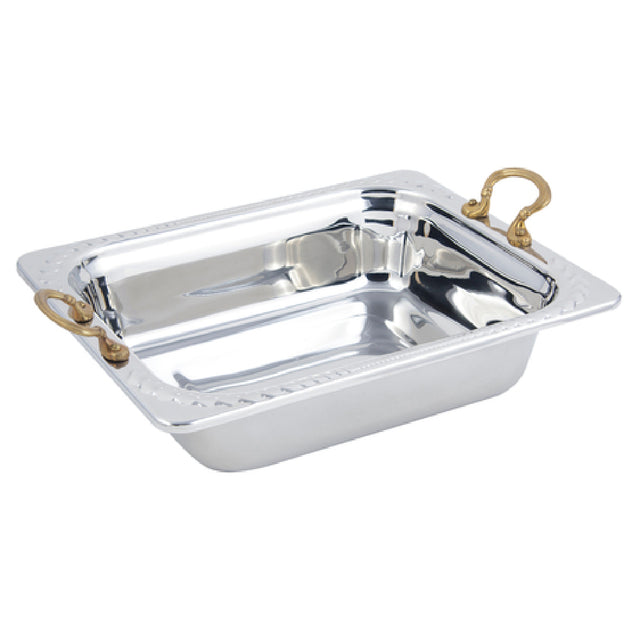 Bon Chef 5409HR Food Pan 1/2 Size 3 Qt. (96 Oz.) Capacity