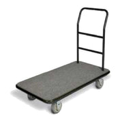 Central Specialties 2100GY-090-BLK Utility Cart 42"W X 22"D X 37"H Black Tubular Handle