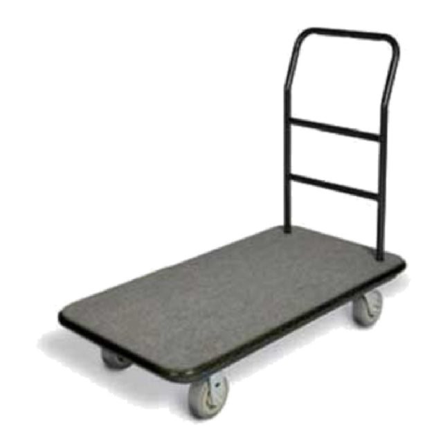 Central Specialties 2100GY-090-BLK Utility Cart 42"W X 22"D X 37"H Black Tubular Handle