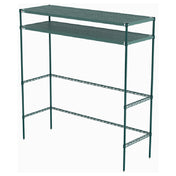 Metro CR247274PRH2 Super Erecta Pro® Housing Unit 72"W X 24"D (2) Overhead Shelves With Removable Polymer Shelf Mat