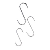 Omcan 10508 (10508) "S" Hook 60mm X 3mm (2.4" X 1/8") Stainless Steel