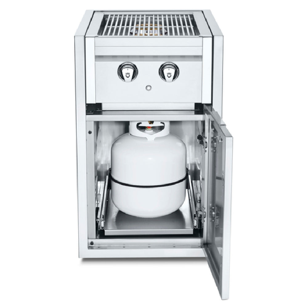 Crown Verity IBISC-SBLP-PH Infinite Series Small Built-In Cabinet With Dual Side Burner & Propane Holder