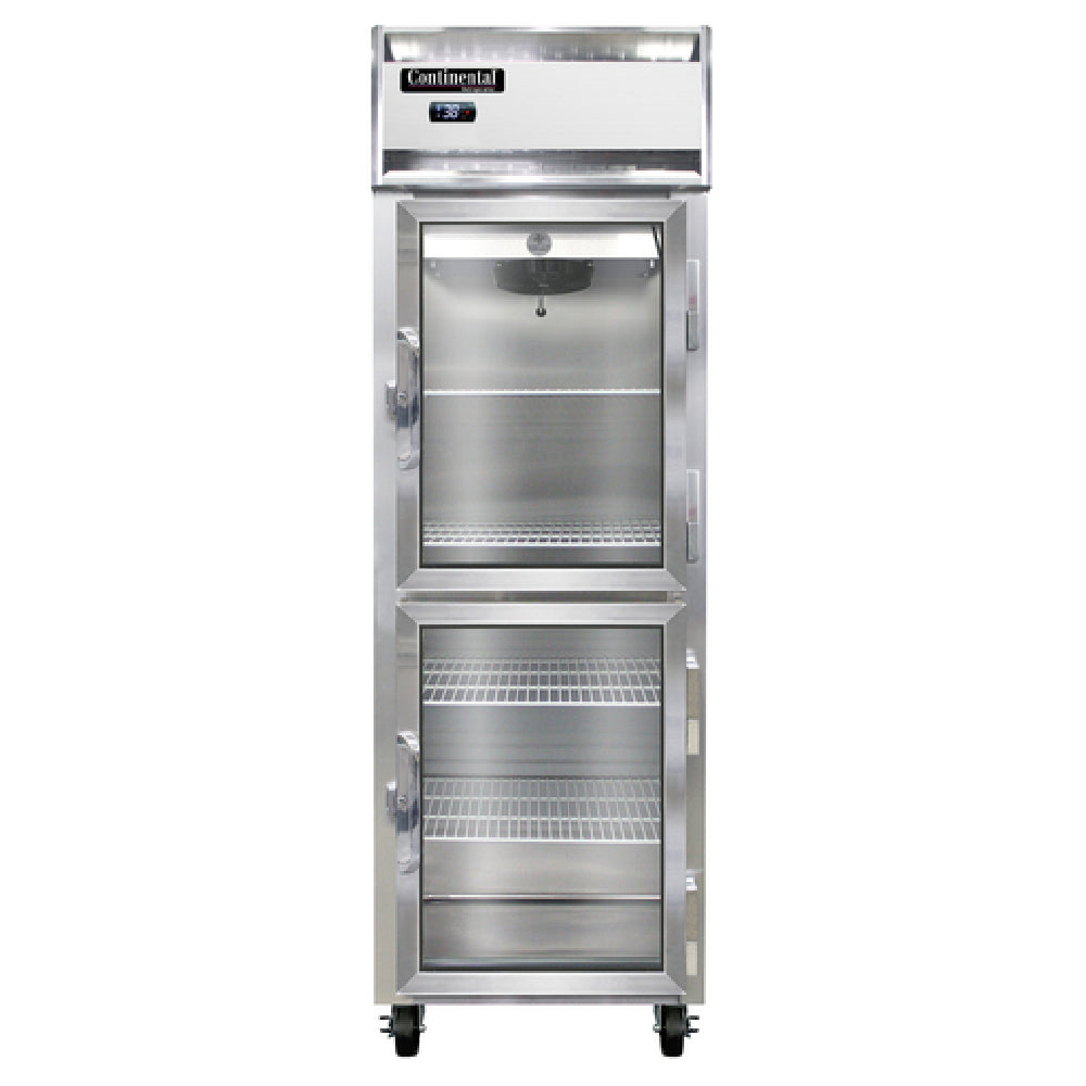 Continental Refrigerator 1RNSSGDHD Refrigerator Reach-in Display One-section