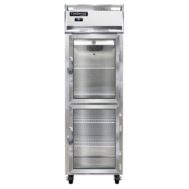 Continental Refrigerator 1RNSSGDHD Refrigerator Reach-in Display One-section
