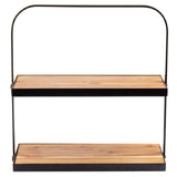 TableCraft Products 10718 - Display Stand, 17-3/10" X 8" X 18", Two-tier