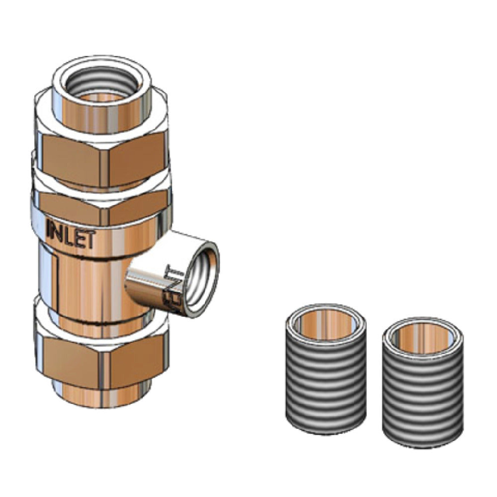 T&S Brass B-0962 Vacuum Breaker Vented Continuous Pressure With Atmospheric Vent