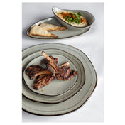 International Tableware LU-64-AS Platter 6" X 4" Rectangular