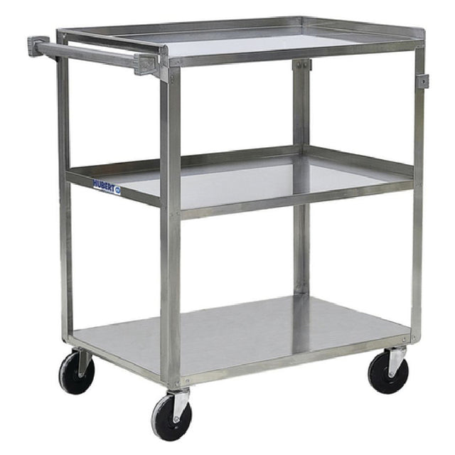 Hubert 21170 - Utility Cart, 3-shelf, 30-3/4" X 18-2/5" X 33"H