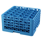 Carlisle RW30-314 Carlisle OptiClean™ NeWave™ Dishwasher Glass Rack 30-rounded Compartments With (4) Sure-Lock Extenders