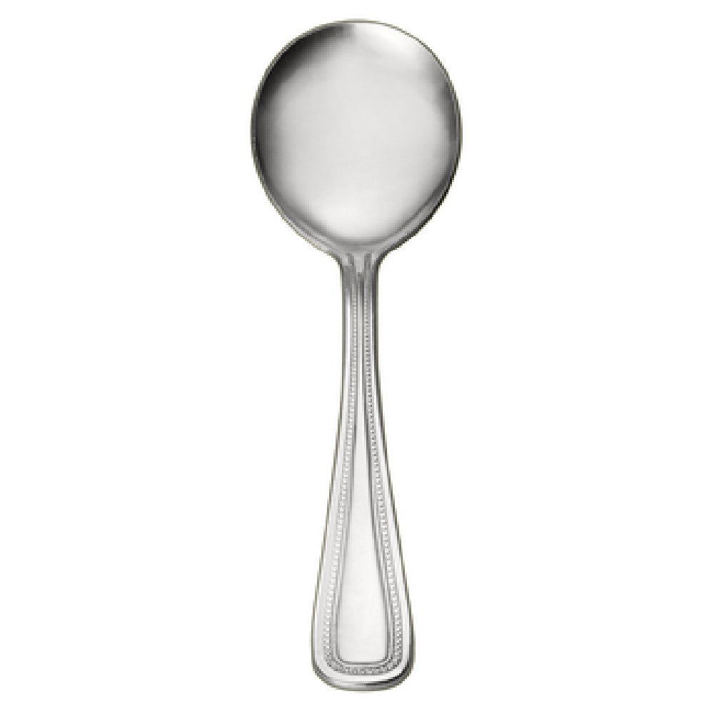 CAC China 2008-04 Pearl Bouillon Spoon 6-1/4"L Heavy Weight