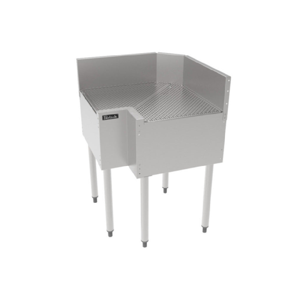 Perlick TS90D-FI TS Series Underbar Corner Drainboard 18-9/16”W X 18-9/16”D