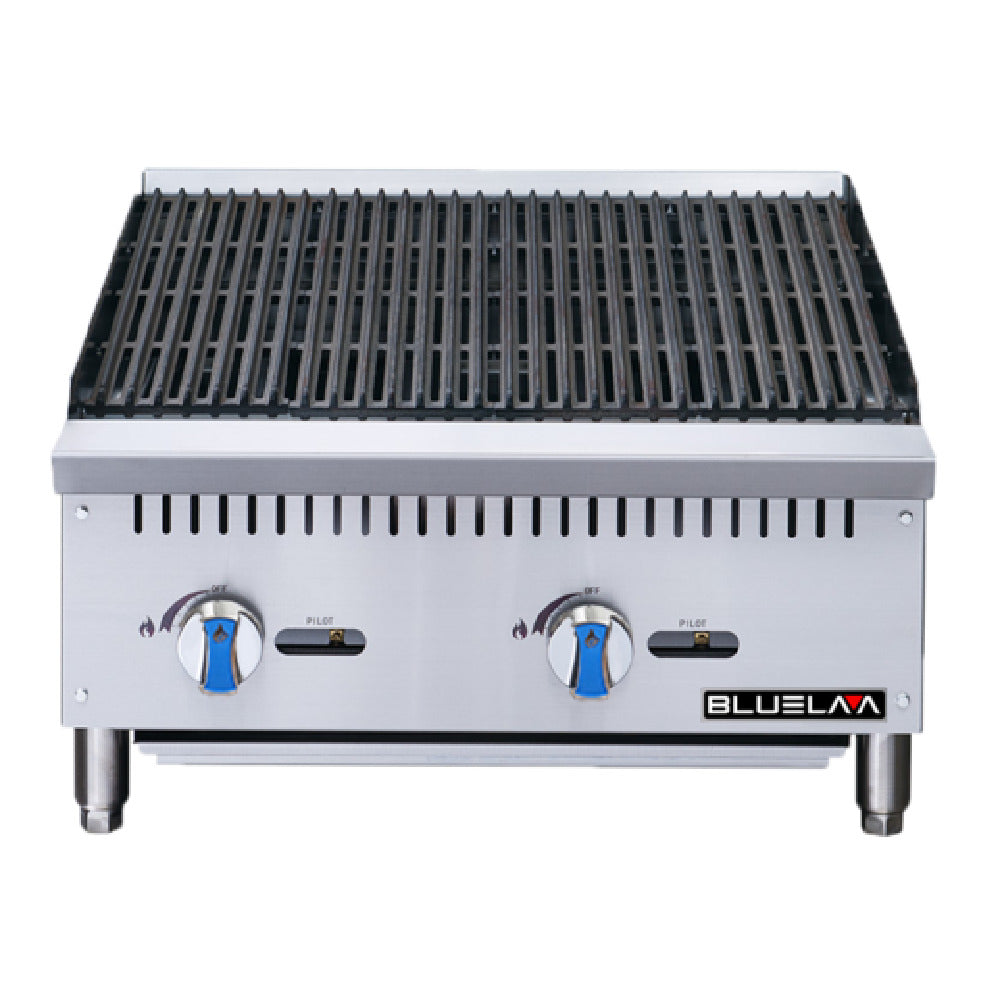 Blue Air BLCB24 - Charbroiler, Countertop, Stainless Steel Design