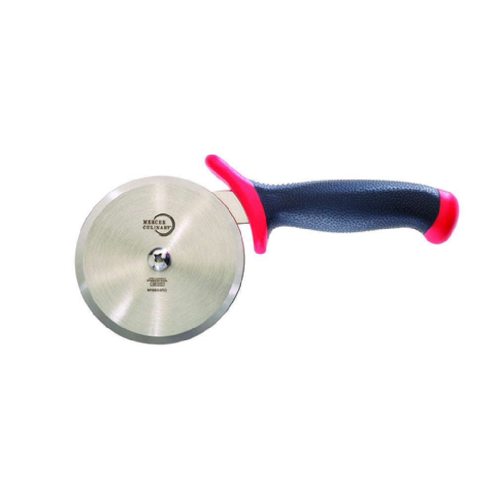 Mercer M18604RD - Millennia® Pizza Cutter, 4" Blade, High-carbon Japanese Steel Blade With Precision Ground Edge