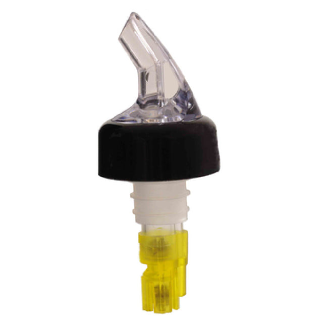 Thunder Group PLPR150C Liquor Pourer 1-1/2 Oz. With Black Collar