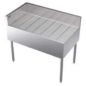 Krowne KR24-C42L Royal Series Underbar Corner Drainboard Free Standing 42"W X 24"D X 36-1/2"H O.A.