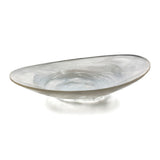 Bon Chef 59019-FROST Shallow Oval Resin Bowl 15.75" X 10.5" X 3" Lead Free