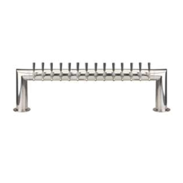 Micro Matic PT4A-14PSSKR Pass-Thru Draft Beer Tower Countertop 53"W X 14-1/4"H