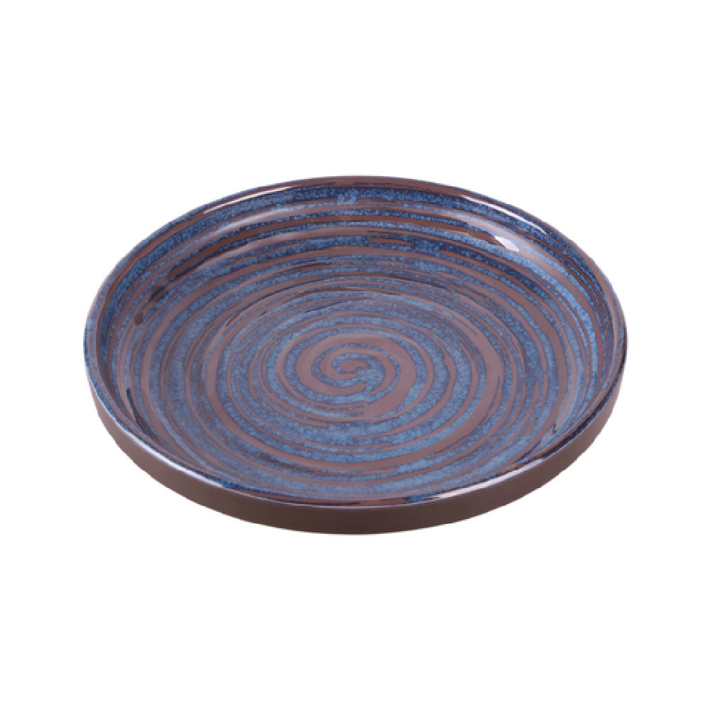 Elite Global Solutions B395099-SDB Round Coupe Plate 9" Dia. X 1-1/2" H Stardust