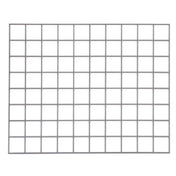 Metro WG2430K4 Quick Ship SmartWall Wire Grid 30" X 24" Metroseal Gray Epoxy-coated Corrosion-resistant Finish With Microban® Antimicrobial Protection