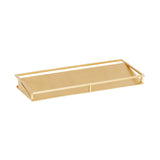 Cal Mil 22621-4-116 3 Jar Display 13-1/2"W X 5"D X 4-3/4"H Holds (3) 16 Oz. Round Glass Jars