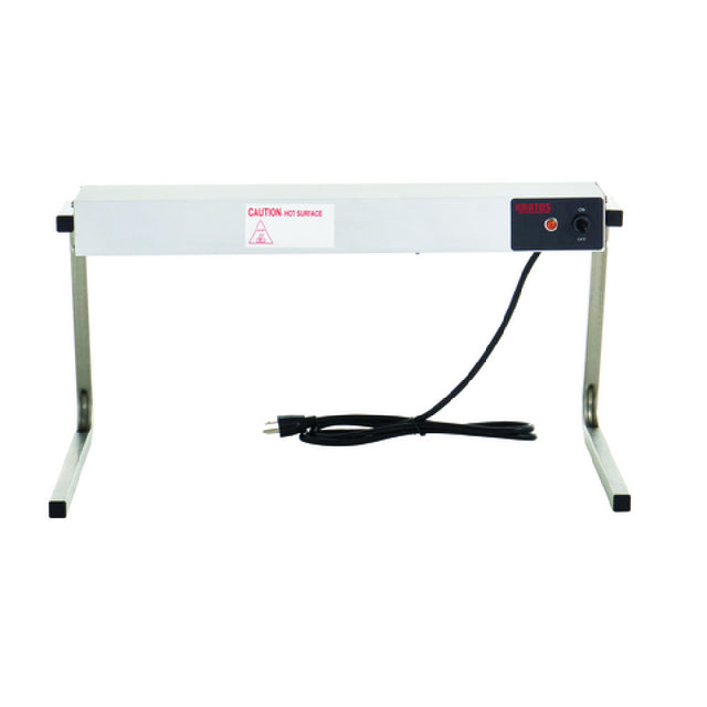 Hubert 165808 - Kratos 28W-595 Countertop Strip Warmer, 24"W, C-style Legs