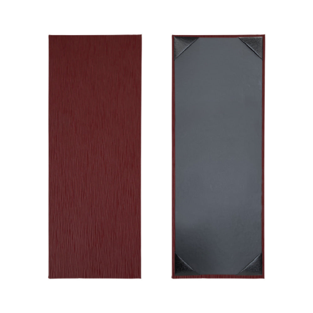 Risch VIENNA-1V 4.25X11 Vienna Hardback Wave-patterned Menu Cover (specify Color)