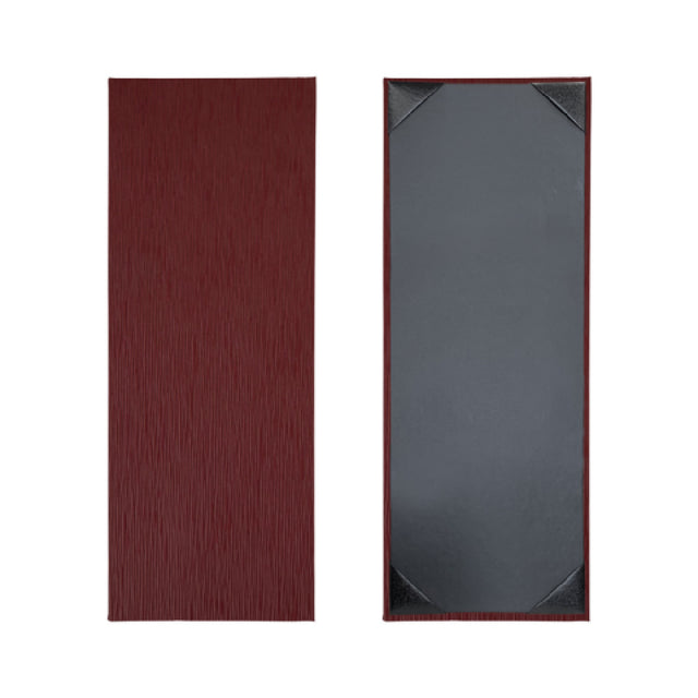 Risch VIENNA-1V 4.25X11 Vienna Hardback Wave-patterned Menu Cover (specify Color)