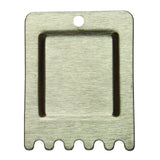 Globe PANINI-SCRAPER Panini Scraper (1) 4-3/4" W Metal Scraper With Grooved Pattern For Scraping Grooved/panini Plates